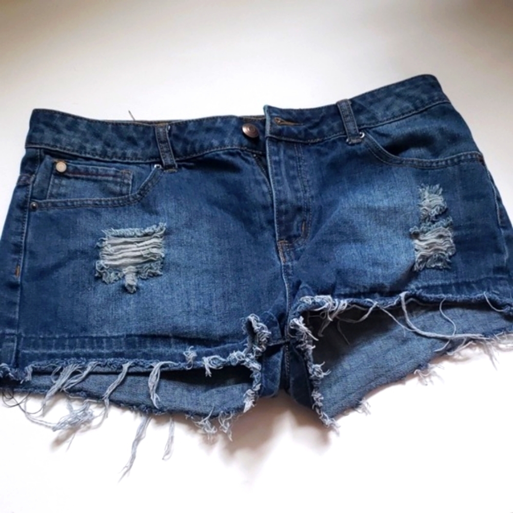 Denim shorts